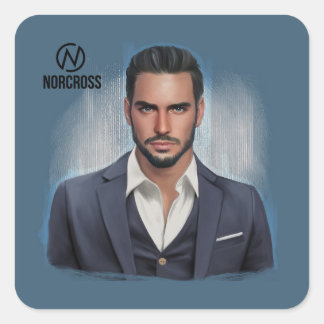 Adesivo Quadrado Vander Norcross Sticker
