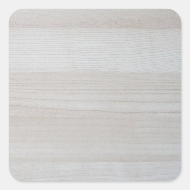 Adesivo Quadrado Vazio de madeira Trendy Elegant Design Nature (Frente)