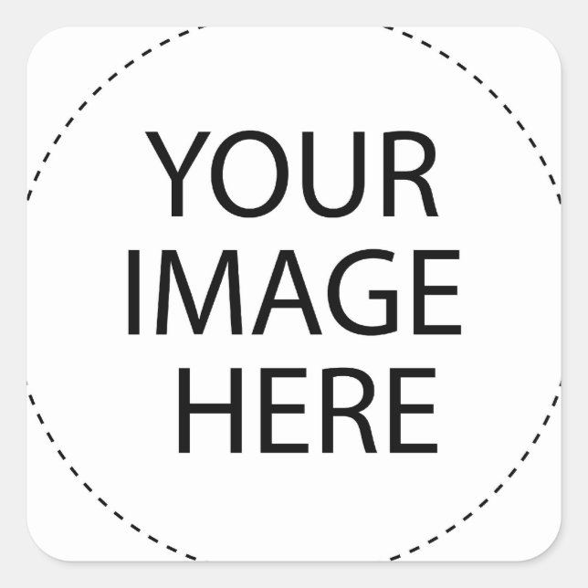Adesivo Quadrado Vazio modelo. Adicionar o texto da imagem aqui (Frente)