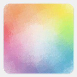 Adesivo Quadrado Vazio Modelo azul roxo  colorido personalizado ver