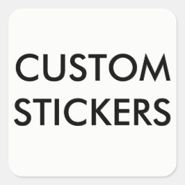 Adesivo Quadrado Vazio personalizado de autocolantes quadrados