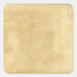 Adesivo Quadrado Vazio Vintage Aged Paper