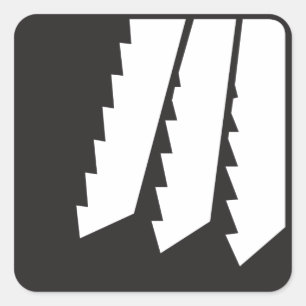 Adesivo Quadrado Vedantes de dentes