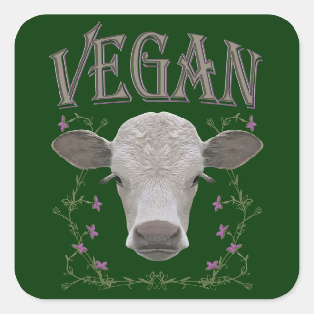ADESIVO QUADRADO VEGAN - */* 25 (Frente)