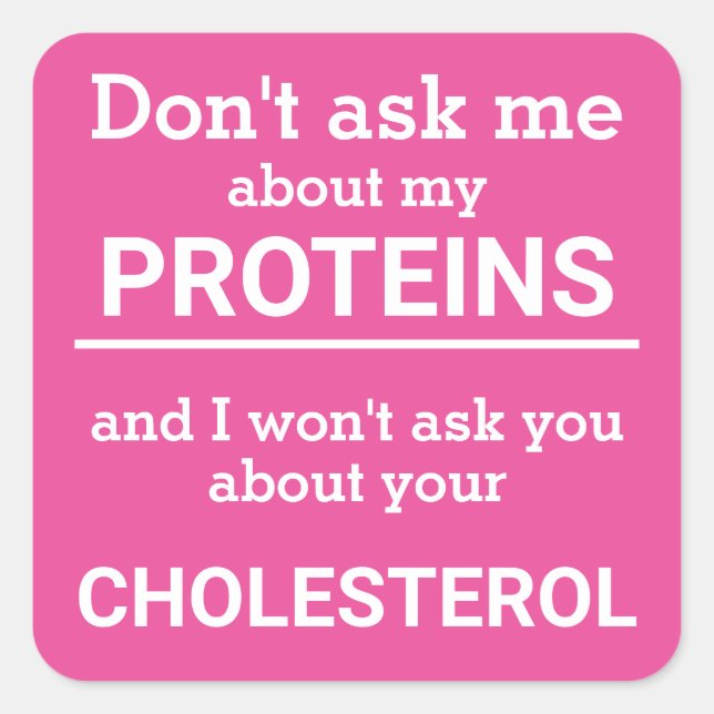 Adesivo Quadrado Vegan - não me pergunte sobre minha diversão prote (Frente)
