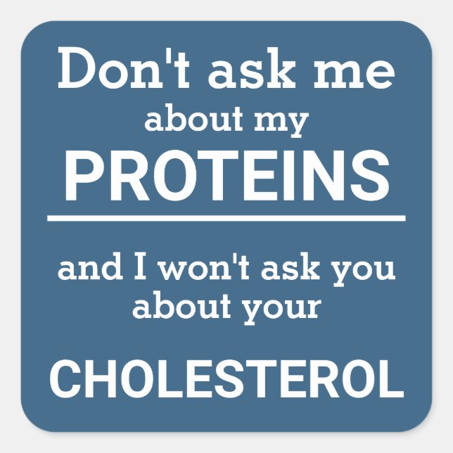 Adesivo Quadrado Vegan - não me pergunte sobre minha diversão prote (Frente)