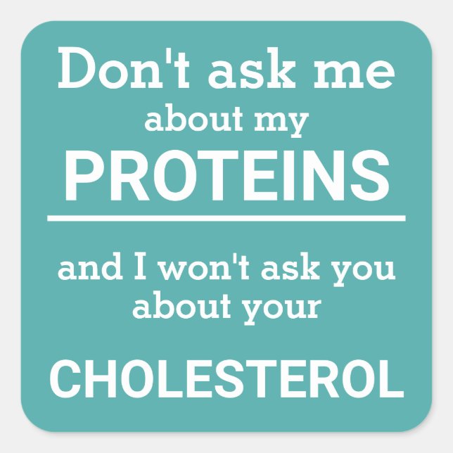 Adesivo Quadrado Vegan - não me pergunte sobre minha diversão prote (Frente)