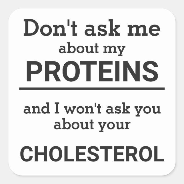 Adesivo Quadrado Vegan - não me pergunte sobre minha diversão prote (Frente)