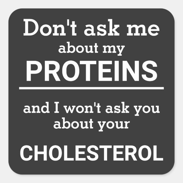 Adesivo Quadrado Vegan - não me pergunte sobre minha diversão prote (Frente)