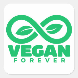 Adesivo Quadrado Vegano
