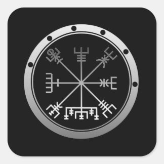 Adesivo Quadrado Vegvisir Compass