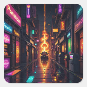 Adesivo Quadrado Veículo Pixel