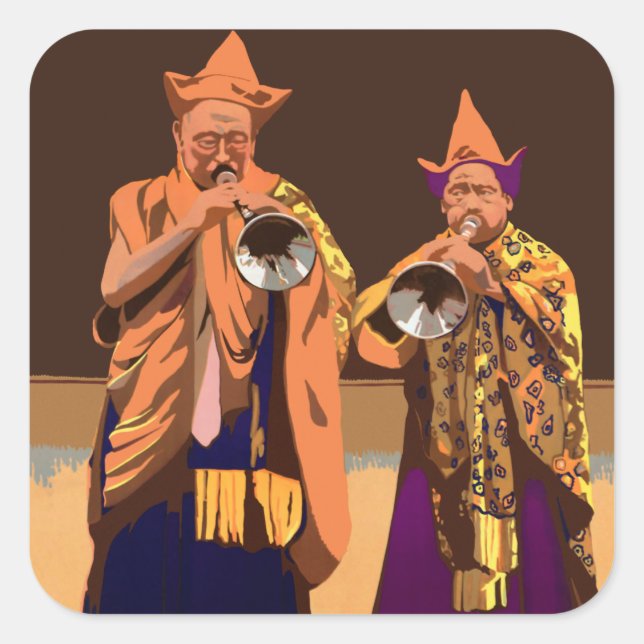 Adesivo Quadrado Veja Índia ~ Darleeling (Frente)