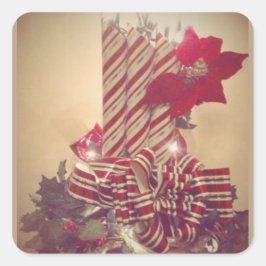 Adesivo Quadrado Vela de Feriado Beribdesossada