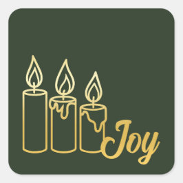 Adesivo Quadrado Velas Pilares