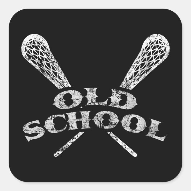 Adesivo Quadrado Velha Escola (Frente)