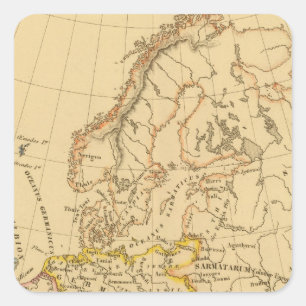 Adesivo Quadrado Velha Europa