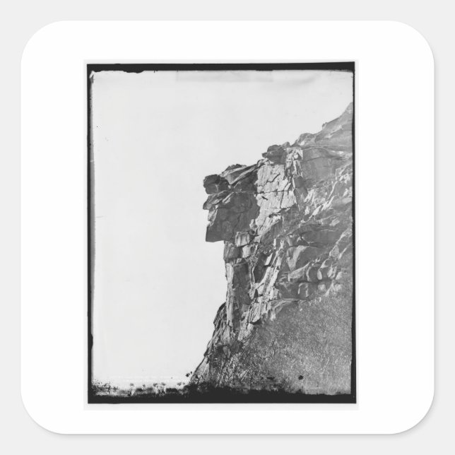 Adesivo Quadrado Velho Velho na Montanha Vinheira (Frente)