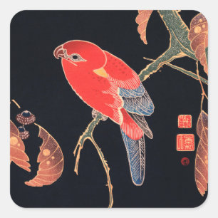 ADESIVO QUADRADO VELOPE SINALIZADOR: WOODBLOCK JAPONÊS