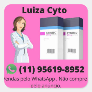 Adesivo Quadrado Venda de cytotec original 