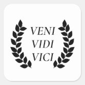 vici Sticker (Rectangle) Veni Vidi Vici Rectangular Sticker, CafePress