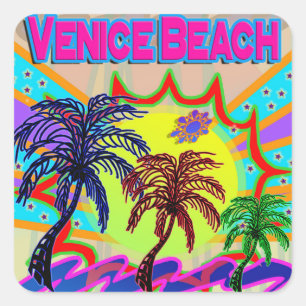 Adesivo Quadrado Venice Beach Eternal Sticker