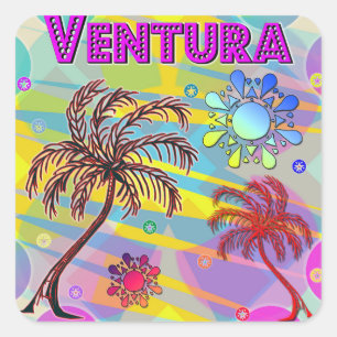 Adesivo Quadrado Ventura Happy and Hope Sticker