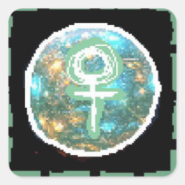 Adesivo Quadrado Venus Night