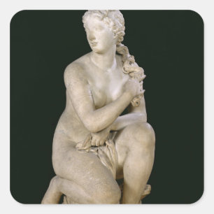 Adesivo Quadrado Venus que agacha-se, 1686