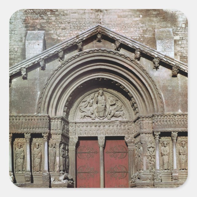 Adesivo Quadrado Ver o portal (Frente)