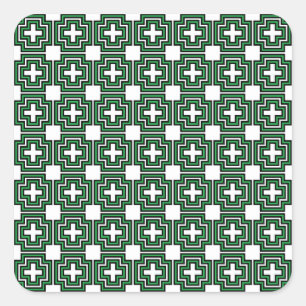 Adesivo Quadrado Verde de C&S