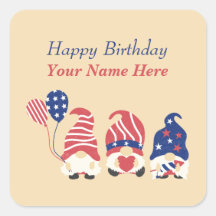 Vermelho, Branco, Gnomos Azuis