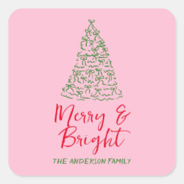 Adesivo Quadrado Vermelhos Vermelhos Cor-de-rosa-Vermelhos Fitas De