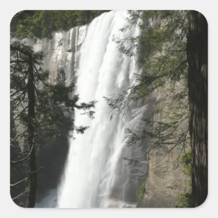 Adesivo Quadrado Vernal Falls III no Parque Nacional de Yosemite