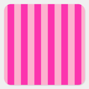 Adesivo Quadrado Vertical Stripes Rosa Quente
