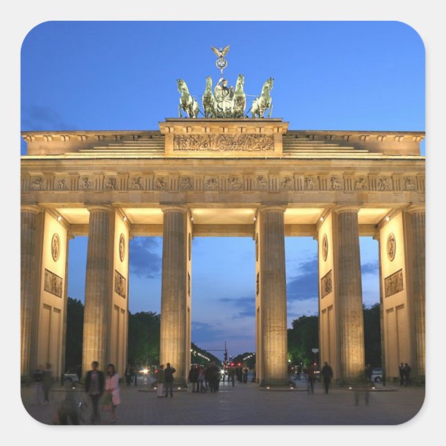 Adesivo Quadrado véspera de brandenburg (Frente)