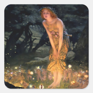 Adesivo Quadrado “Véspera de Solstício de Verão” por Edward Robert