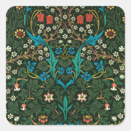 ADESIVO QUADRADO VESTIDO COM DESIGN WILLIAM MORRIS "TULIPS"