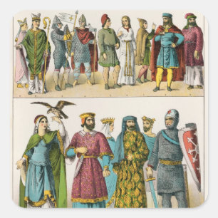 Adesivo Quadrado Vestido francês