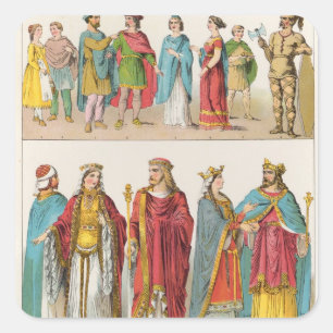 Adesivo Quadrado Vestido Frankish