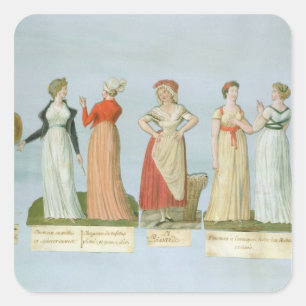 Adesivo Quadrado Vestidos e trajes na moda