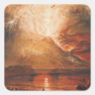 Adesivo Quadrado Vesuvius Stickers