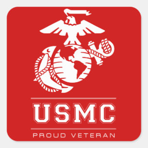 Adesivo Quadrado Veterano orgulhoso do EGA