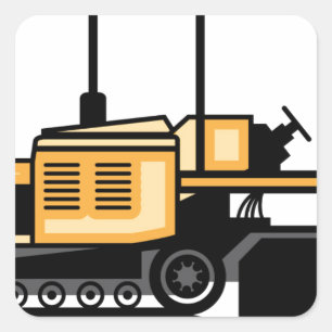 Adesivo Quadrado Vetor de asfalto