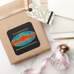 Adesivo Quadrado Via Látea Veil Sobre o Universo WMAP