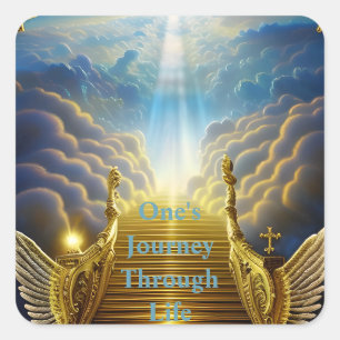 Adesivo Quadrado Viagem Pela Vida