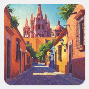 Adesivo Quadrado Viagem San Miguel de Allende México