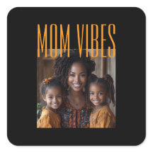 Vibes da Mamãe foto personalizada