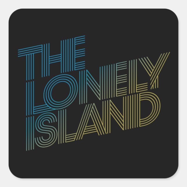 Adesivo Quadrado Vice Beach (Frente)