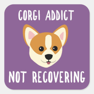 Adesivo Quadrado Viciado em Corgi não recuperando